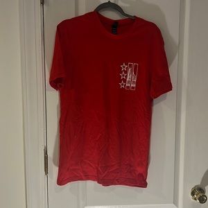 Red medium size shirt